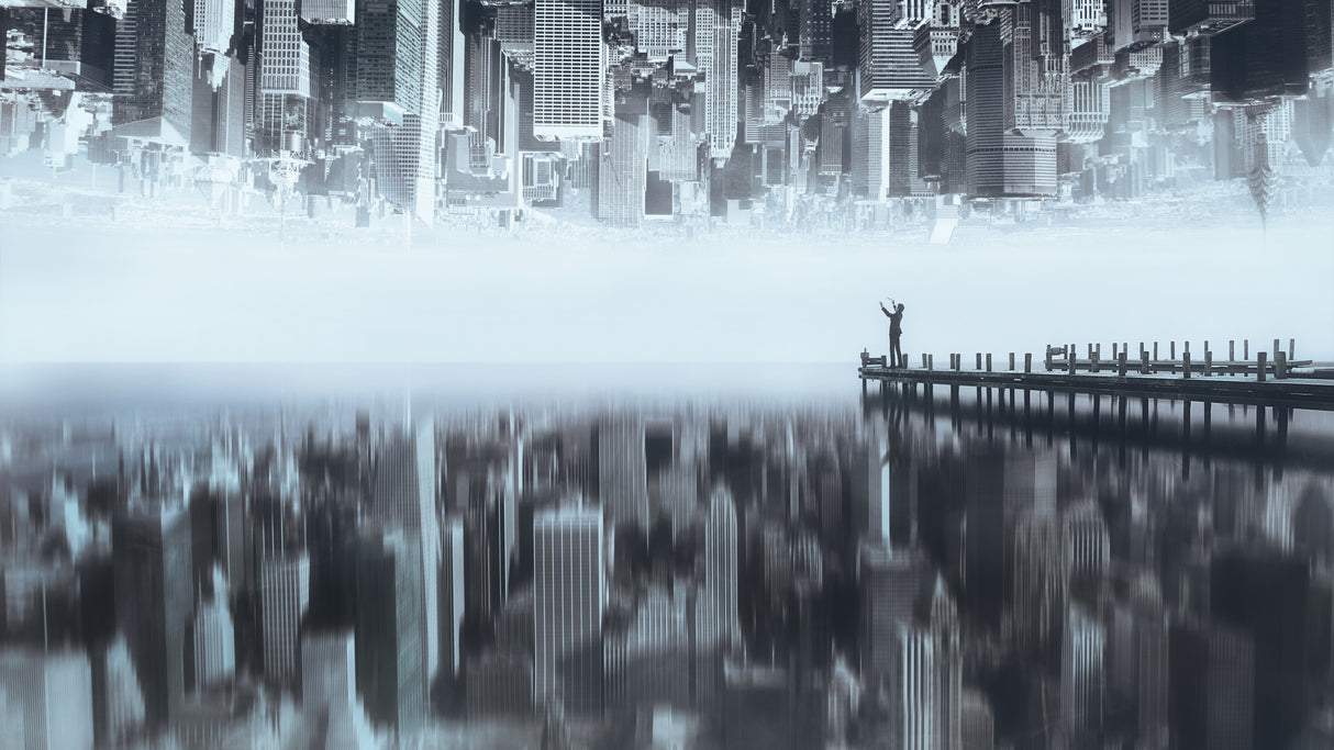 City of Mirror Poster och Canvastavla