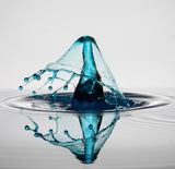 Wassertropfen Highspeed Photographie Poster och Canvastavla