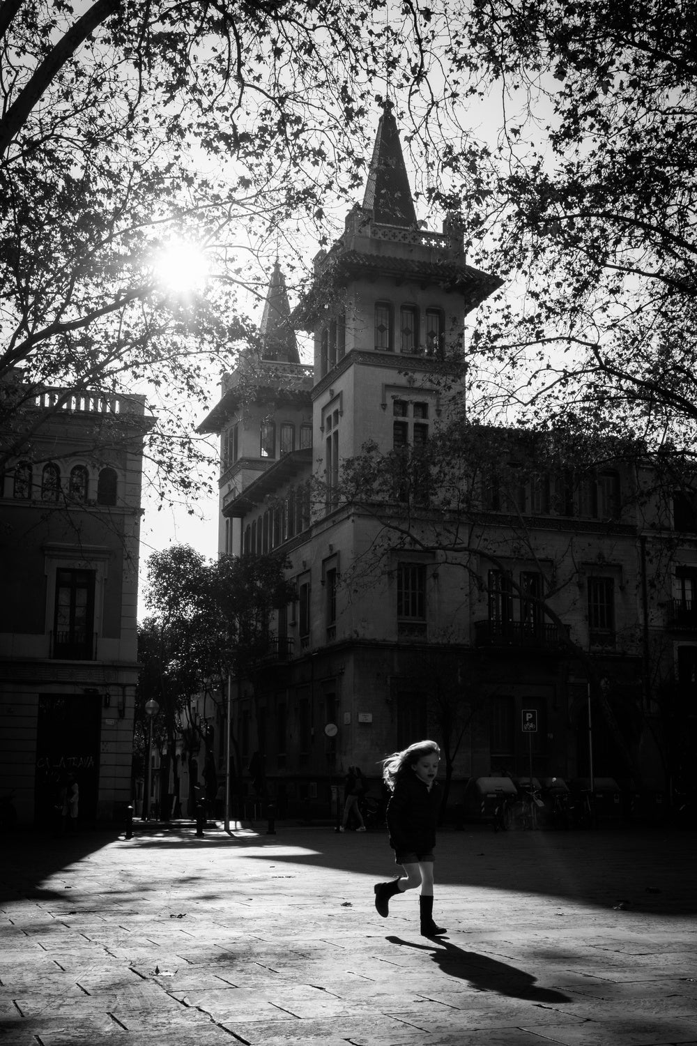 Barcelona un dia d'hivern Poster och Canvastavla
