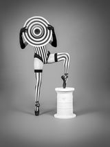 Stripes and Circles Poster och Canvastavla