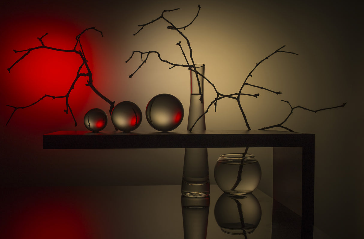 From the series "Experiments with glass" Poster och Canvastavla