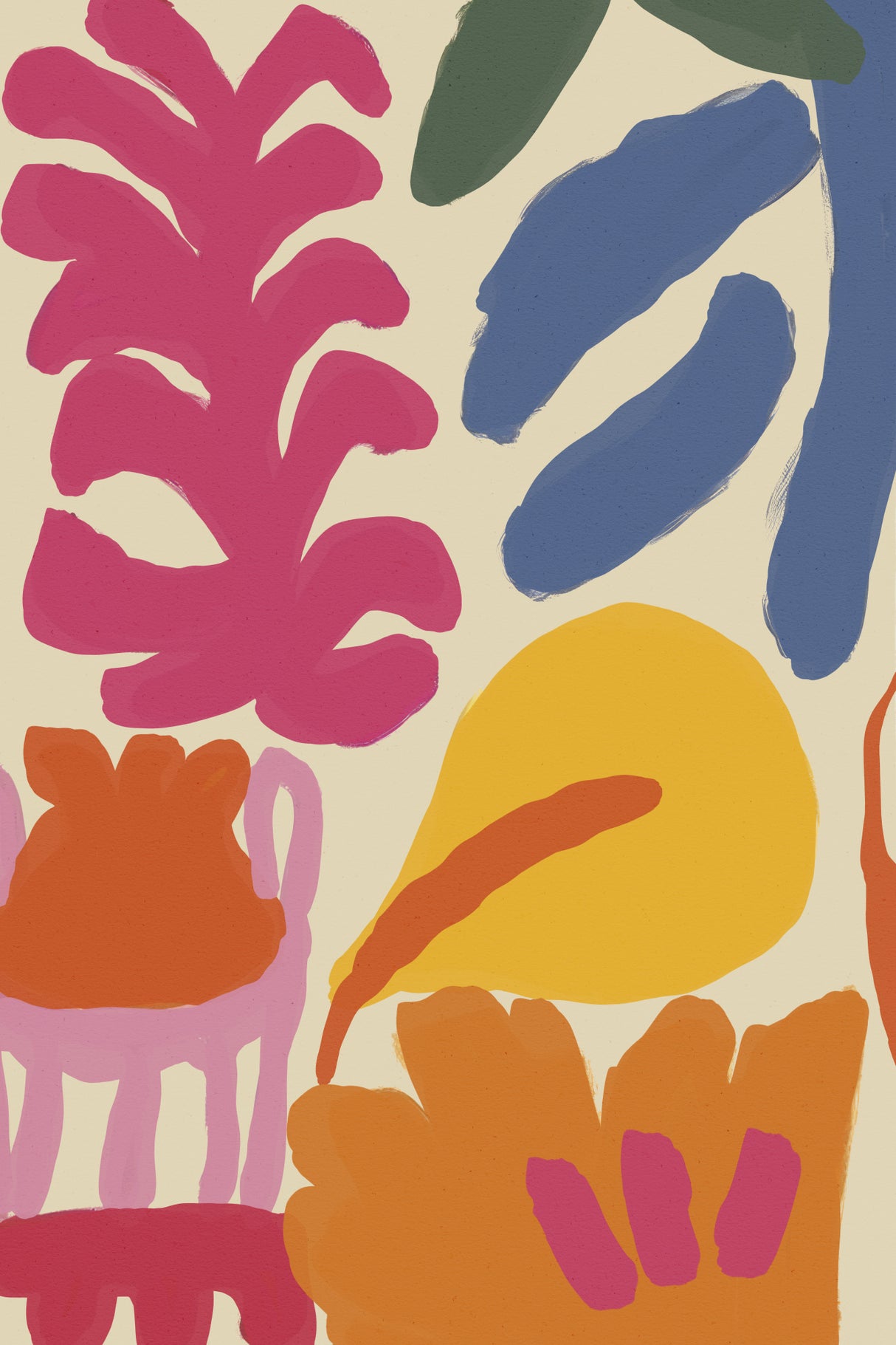 Happy Summer No 3 Poster och Canvastavla