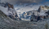 Tunnel View in Winter Poster och Canvastavla