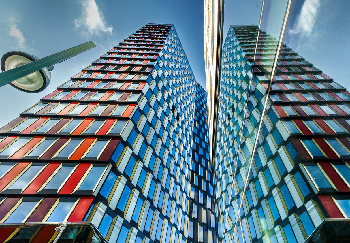 Architectural splash of color Poster och Canvastavla