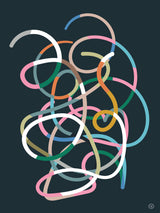 Color Lines Poster och Canvastavla