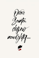 Dear Santa Poster och Canvastavla