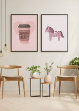 Latte love poster Aminah Eleonora