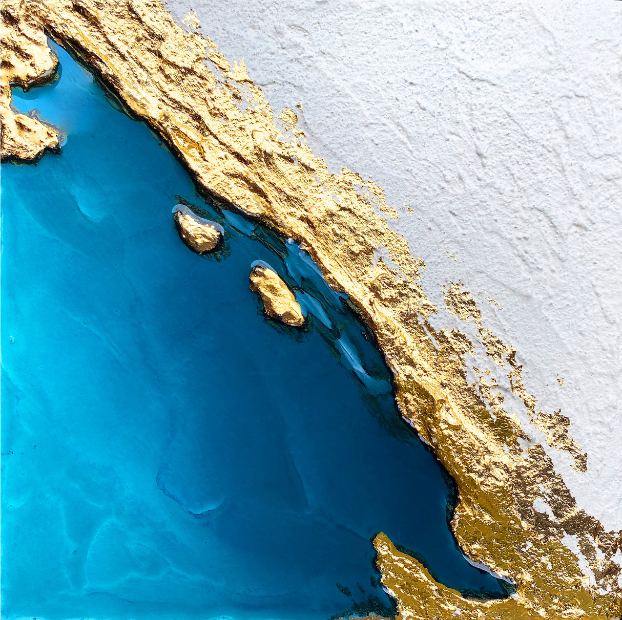 Frozen Golden Ocean 2 Poster och Canvastavla