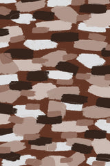 Brown Beige Strokes Poster och Canvastavla