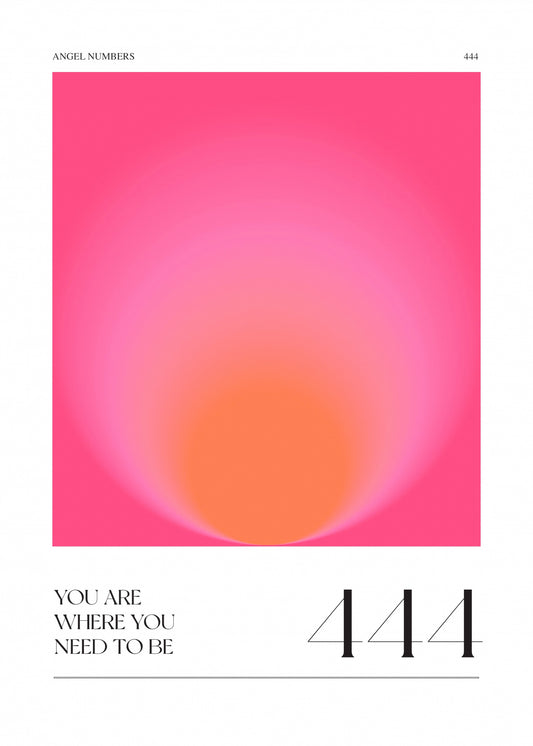 444 Poster och Canvastavla