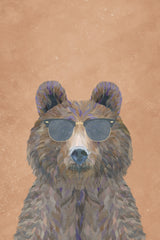 Cool Bear Portrait Poster och Canvastavla