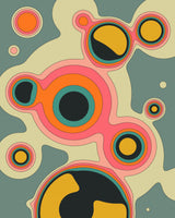 Fluid Geometrics 2 Poster och Canvastavla