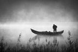 Foggy morning Poster och Canvastavla