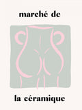 Ceramic Figure Poster Poster och Canvastavla