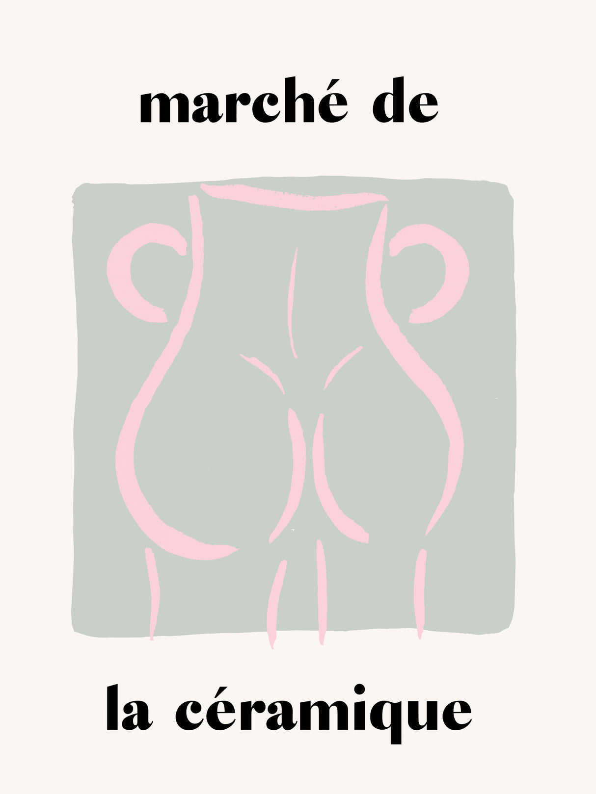 Ceramic Figure Poster Poster och Canvastavla