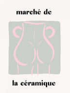 Ceramic Figure Poster Poster och Canvastavla