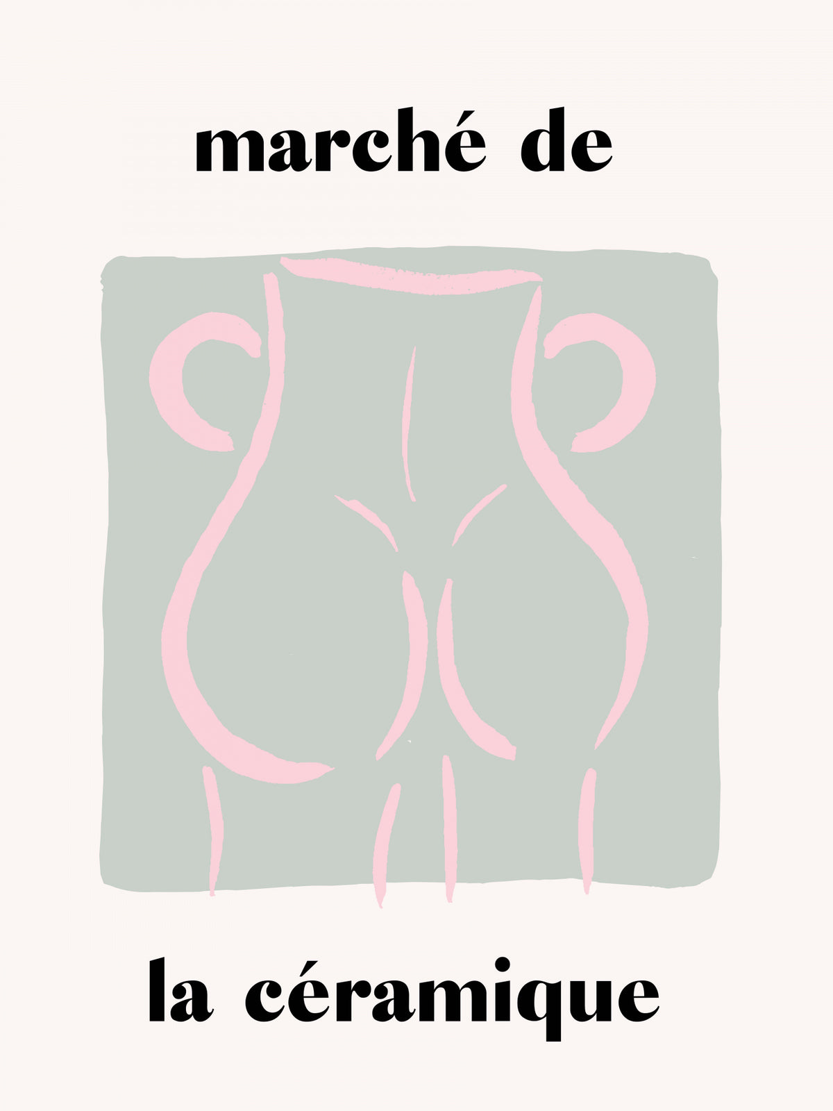 Ceramic Figure Poster Poster och Canvastavla