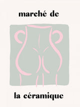 Ceramic Figure Poster Vas och keramikposter