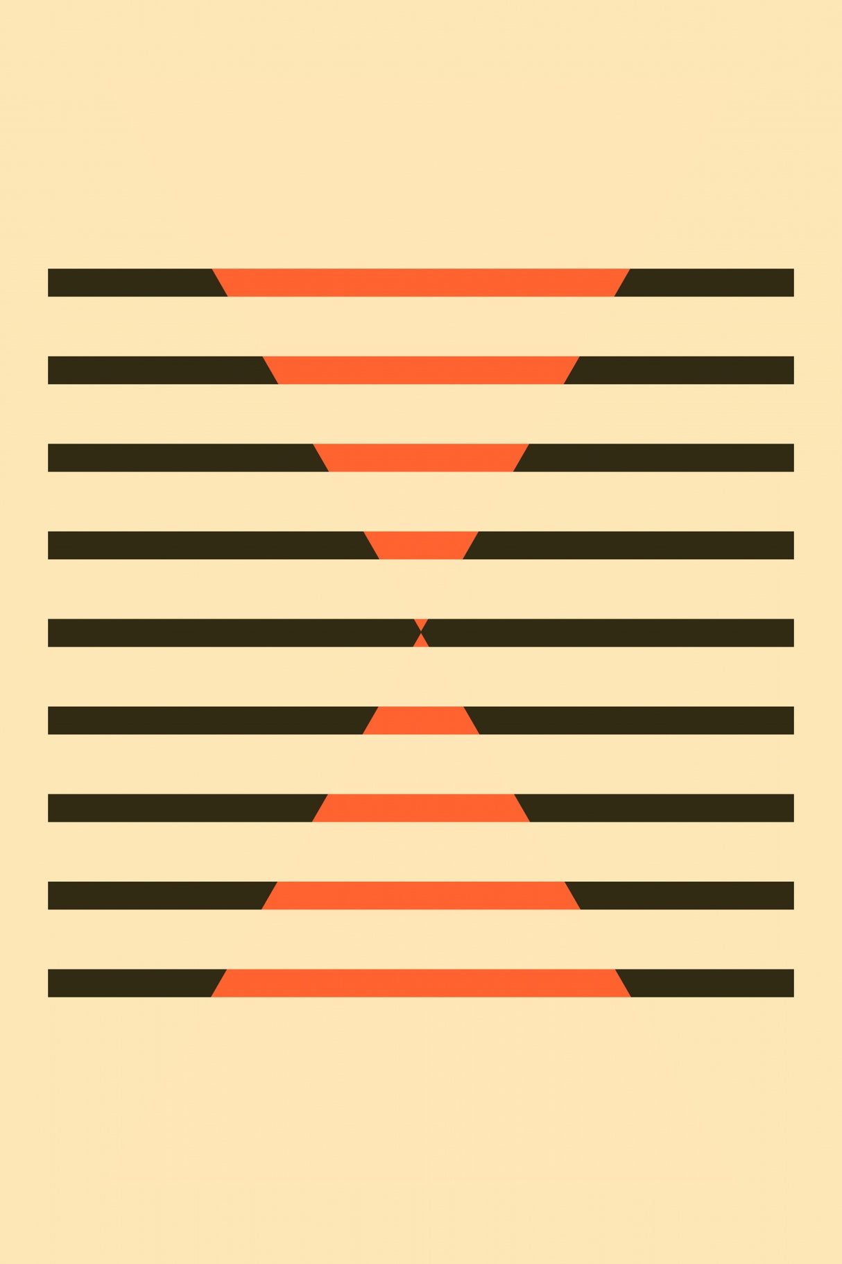 Faded Geometric #1 Poster och Canvastavla