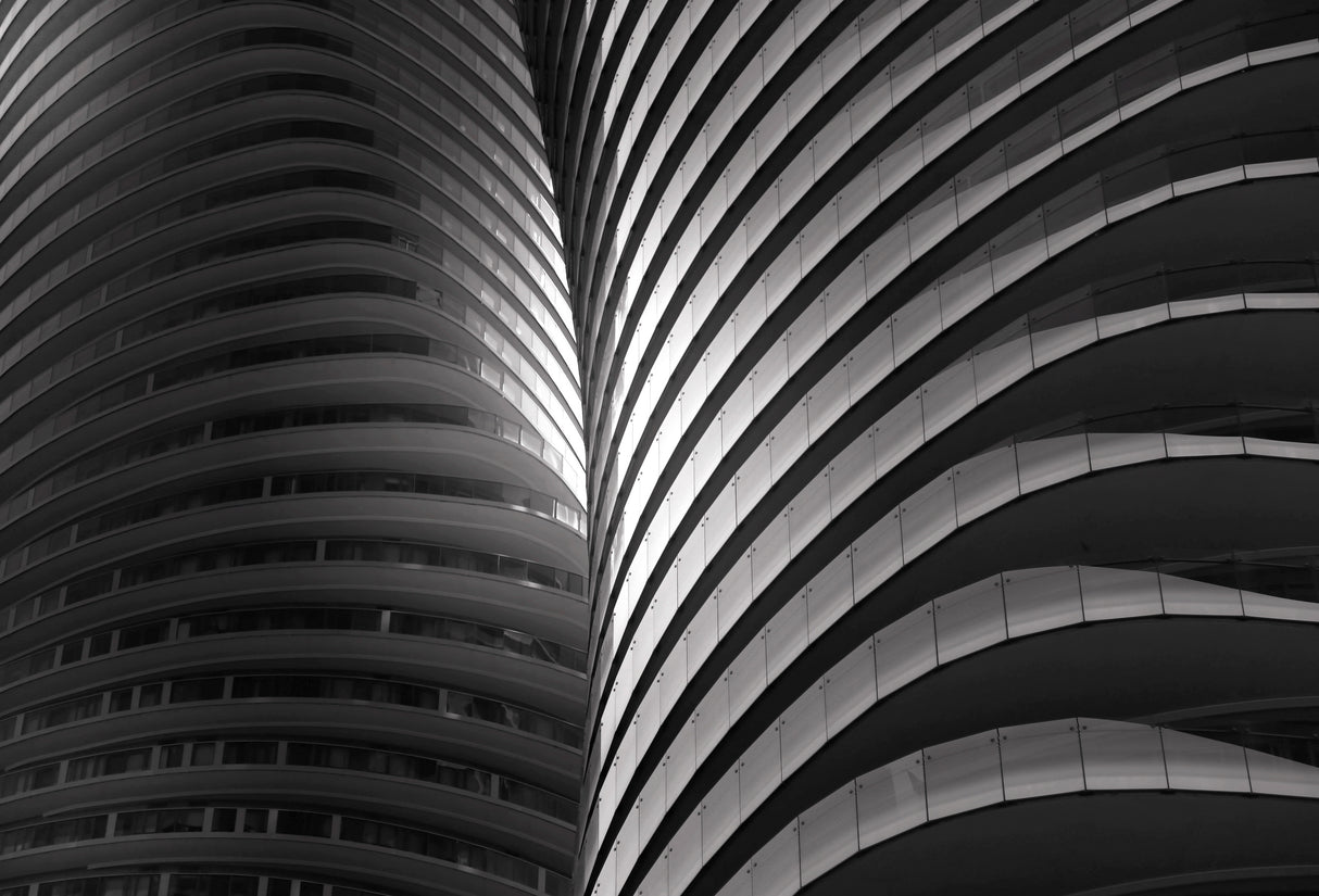 Balcony Curve II Poster och Canvastavla