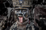 Representing a deity in a Kumbh Mela - Prayagraj - India Poster och Canvastavla