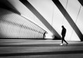 Meditating between lines and shadows Poster och Canvastavla