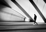 Meditating between lines and shadows Poster och Canvastavla