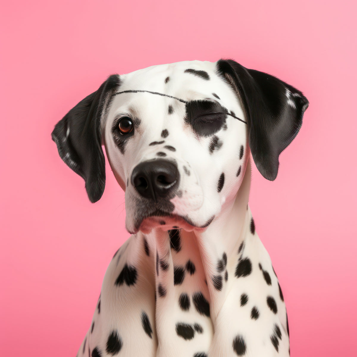 Pirate Dog Poster och Canvastavla