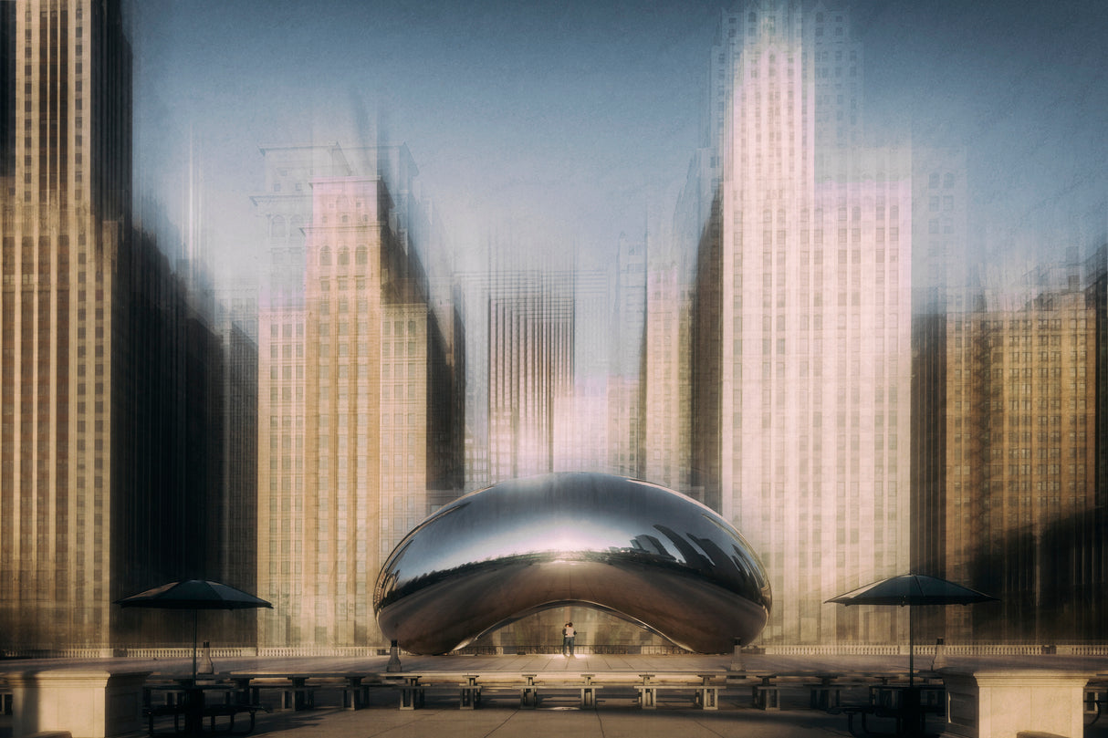 morning kiss under the Bean Poster och Canvastavla