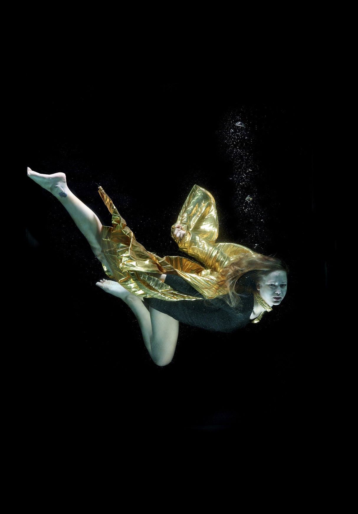 underwater artistic portrait shooting Poster och Canvastavla