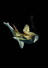 underwater artistic portrait shooting Poster och Canvastavla