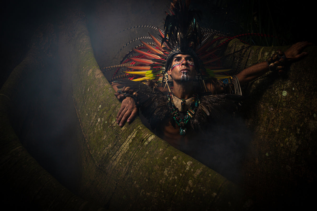 Mexica Warrior - Morning Hunt Poster och Canvastavla