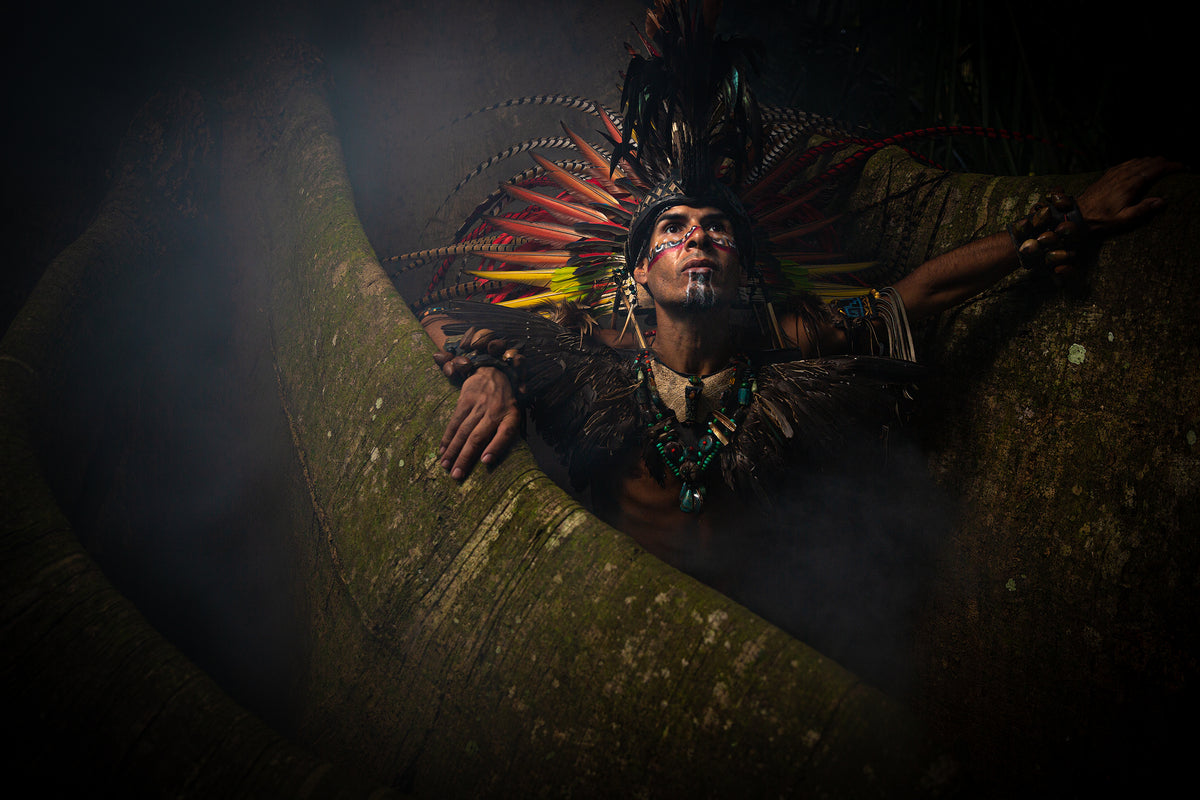 Mexica Warrior - Morning Hunt Poster och Canvastavla