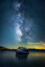 Bonsai Rock Milky Way Poster och Canvastavla