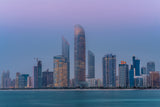 Abu Dhabi Skyline, UAE Poster och Canvastavla