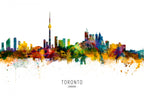 Toronto Canada Skyline Poster och Canvastavla
