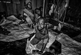 Inside home of a chief of a samburu tribe-Kenya Poster och Canvastavla