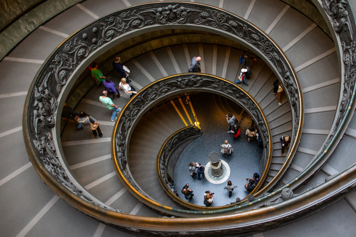 Sistine Chapel Stairs Poster och Canvastavla