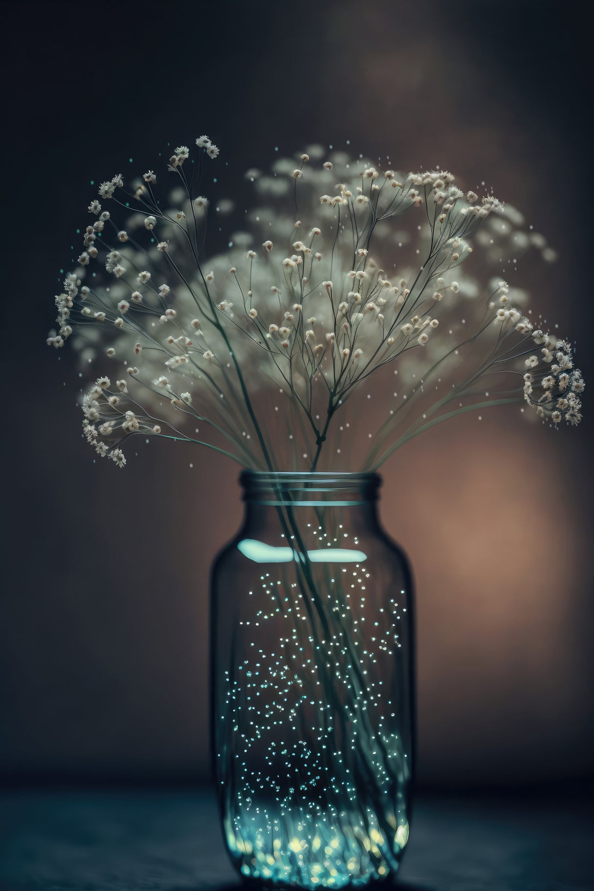 Sparkling Vase Poster och Canvastavla