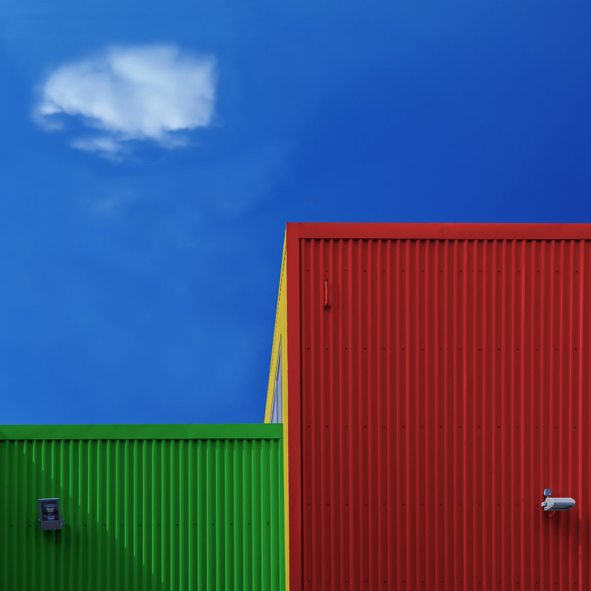 Single Cloud with Colors Poster och Canvastavla