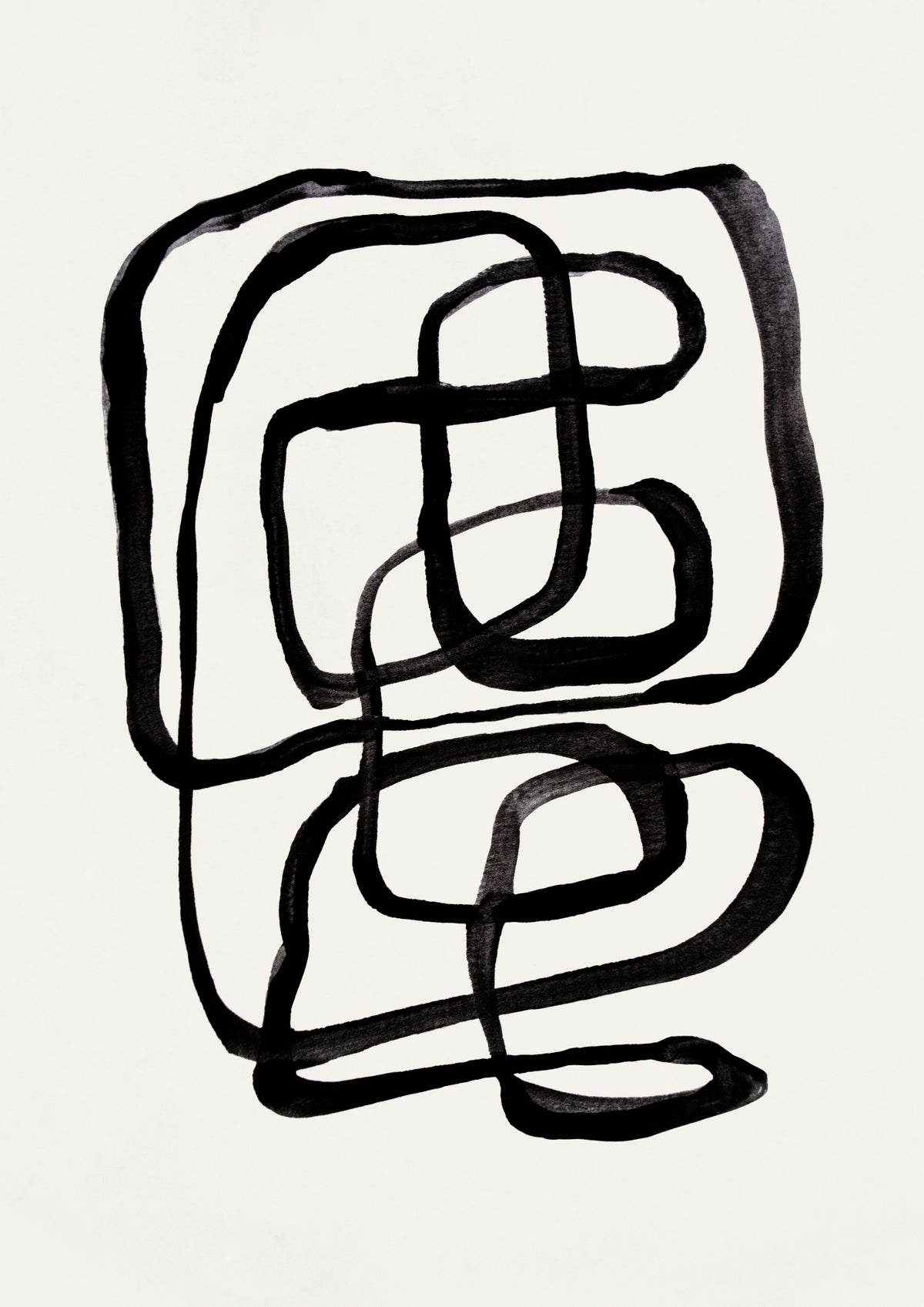 Abstract Lines I Poster och Canvastavla