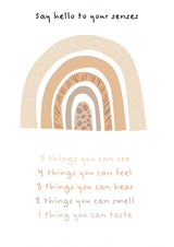Children's calming meditation emotions print 3 Poster och Canvastavla