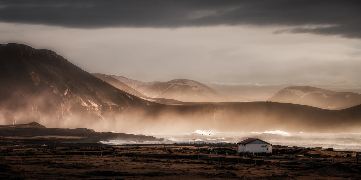 Sunrise Iceland Poster och Canvastavla