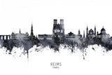 Reims France Skyline Poster och Canvastavla