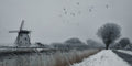 Winter etching Poster och Canvastavla
