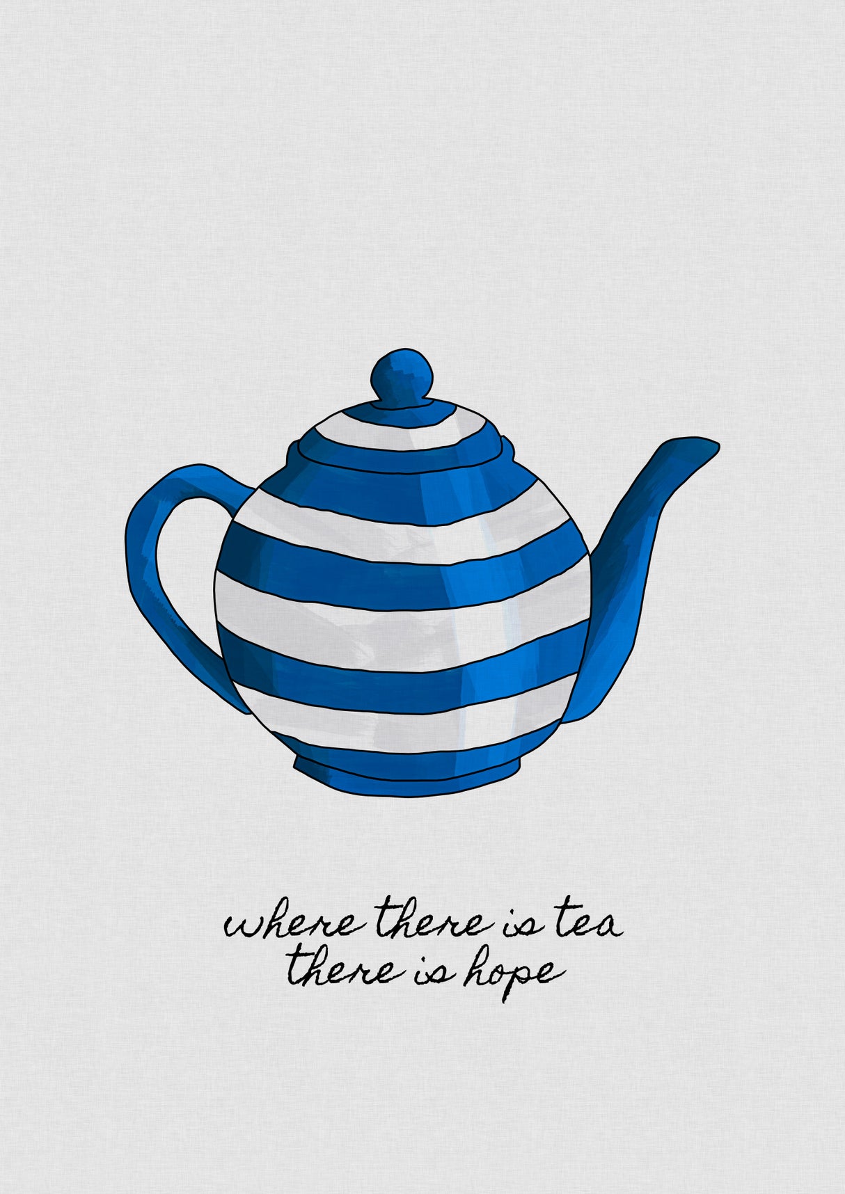 Where There Is Tea Poster och Canvastavla