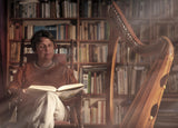 storyteller &amp; harpist Poster och Canvastavla