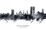 Ras Al Khaimah Skyline Poster och Canvastavla