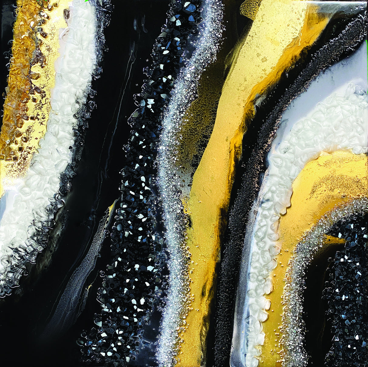 Black Agate Poster och Canvastavla