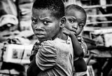In a market in Benin Poster och Canvastavla